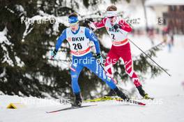 10.12.2017, Davos, Switzerland (SUI): Giandomenico Salvadori (ITA), Graeme Killick (CAN), (l-r)  - FIS world cup cross-country, 15km men, Davos (SUI). www.nordicfocus.com. © Modica/NordicFocus. Every downloaded picture is fee-liable.