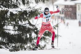 10.12.2017, Davos, Switzerland (SUI): Candide Pralong (SUI) - FIS world cup cross-country, 15km men, Davos (SUI). www.nordicfocus.com. © Modica/NordicFocus. Every downloaded picture is fee-liable.
