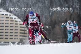 09.12.2017, Davos, Switzerland (SUI): Alexander Bolshunov (RUS), Richard Jouve (FRA), (l-r)  - FIS world cup cross-country, individual sprint, Davos (SUI). www.nordicfocus.com. © Modica/NordicFocus. Every downloaded picture is fee-liable.