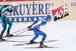 09.12.2017, Davos, Switzerland (SUI): Baptiste Gros (FRA), Federico Pellegrino (ITA), (l-r)  - FIS world cup cross-country, individual sprint, Davos (SUI). www.nordicfocus.com. © Modica/NordicFocus. Every downloaded picture is fee-liable.