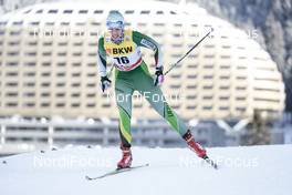 09.12.2017, Davos, Switzerland (SUI): Marija Kaznacenko (LTU) - FIS world cup cross-country, individual sprint, Davos (SUI). www.nordicfocus.com. © Modica/NordicFocus. Every downloaded picture is fee-liable.