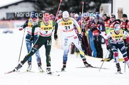 09.12.2017, Davos, Switzerland (SUI): Hanna Kolb (GER), Ida Ingemarsdotter (SWE), Heidi Weng (NOR), (l-r)  - FIS world cup cross-country, individual sprint, Davos (SUI). www.nordicfocus.com. © Modica/NordicFocus. Every downloaded picture is fee-liable.