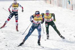 09.12.2017, Davos, Switzerland (SUI): Thea Krokan Murud (NOR), Jessica Diggins (USA), Sandra Ringwald (GER), (l-r)  - FIS world cup cross-country, individual sprint, Davos (SUI). www.nordicfocus.com. © Modica/NordicFocus. Every downloaded picture is fee-liable.