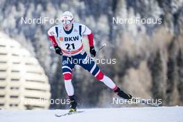 09.12.2017, Davos, Switzerland (SUI): Finn Haagen Krogh (NOR) - FIS world cup cross-country, individual sprint, Davos (SUI). www.nordicfocus.com. © Modica/NordicFocus. Every downloaded picture is fee-liable.