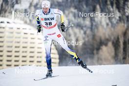 09.12.2017, Davos, Switzerland (SUI): Karl-Johan Westberg (SWE) - FIS world cup cross-country, individual sprint, Davos (SUI). www.nordicfocus.com. © Modica/NordicFocus. Every downloaded picture is fee-liable.