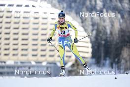 09.12.2017, Davos, Switzerland (SUI): Kateryna Serdiuk (UKR) - FIS world cup cross-country, individual sprint, Davos (SUI). www.nordicfocus.com. © Modica/NordicFocus. Every downloaded picture is fee-liable.