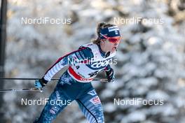 16.12.2017, Toblach, Italy (ITA): Jessica Diggins (USA) - FIS world cup cross-country, 10km women, Toblach (ITA). www.nordicfocus.com. © Modica/NordicFocus. Every downloaded picture is fee-liable.