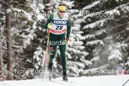17.12.2017, Toblach, Italy (ITA): Andreas Katz (GER) - FIS world cup cross-country, pursuit men, Toblach (ITA). www.nordicfocus.com. © Modica/NordicFocus. Every downloaded picture is fee-liable.