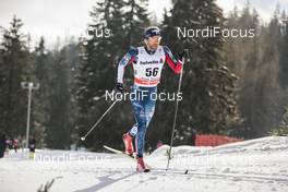 31.12.2017, Lenzerheide, Switzerland (SUI): Andrew Newell (USA) - FIS world cup cross-country, tour de ski, 15km men, Lenzerheide (SUI). www.nordicfocus.com. © Modica/NordicFocus. Every downloaded picture is fee-liable.