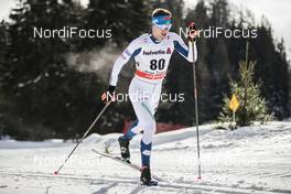 31.12.2017, Lenzerheide, Switzerland (SUI): Martti Jylhae (FIN) - FIS world cup cross-country, tour de ski, 15km men, Lenzerheide (SUI). www.nordicfocus.com. © Modica/NordicFocus. Every downloaded picture is fee-liable.