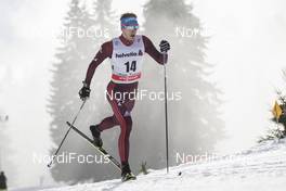 31.12.2017, Lenzerheide, Switzerland (SUI): Stanislav Volzhentsev (RUS) - FIS world cup cross-country, tour de ski, 15km men, Lenzerheide (SUI). www.nordicfocus.com. © Modica/NordicFocus. Every downloaded picture is fee-liable.