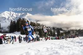 31.12.2017, Lenzerheide, Switzerland (SUI): Federico Pellegrino (ITA), Thomas Bing (GER), (l-r)  - FIS world cup cross-country, tour de ski, 15km men, Lenzerheide (SUI). www.nordicfocus.com. © Modica/NordicFocus. Every downloaded picture is fee-liable.
