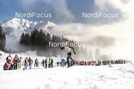 31.12.2017, Lenzerheide, Switzerland (SUI): Jonas Baumann (SUI) - FIS world cup cross-country, tour de ski, 15km men, Lenzerheide (SUI). www.nordicfocus.com. © Modica/NordicFocus. Every downloaded picture is fee-liable.