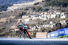 15.01.2017, Val di Fiemme, Italy (ITA): Mario Seidl (AUT), Akito Watabe (JPN), (l-r)  - FIS world cup nordic combined, individual gundersen HS134/10km, Val di Fiemme (ITA). www.nordicfocus.com. © Bragotto/NordicFocus. Every downloaded picture is fee-liable.