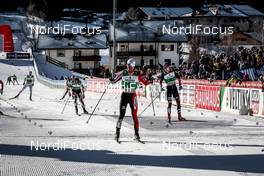 15.01.2017, Val di Fiemme, Italy (ITA): Akito Watabe (JPN), Joergen Graabak (NOR), (l-r)  - FIS world cup nordic combined, individual gundersen HS134/10km, Val di Fiemme (ITA). www.nordicfocus.com. © Bragotto/NordicFocus. Every downloaded picture is fee-liable.