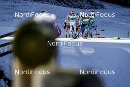 15.01.2017, Val di Fiemme, Italy (ITA): Ilkka Herola (FIN), Bryan Fletcher (USA), Antoine Gerard (FRA), (l-r)  - FIS world cup nordic combined, individual gundersen HS134/10km, Val di Fiemme (ITA). www.nordicfocus.com. © Bragotto/NordicFocus. Every downloaded picture is fee-liable.