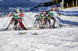 15.01.2017, Val di Fiemme, Italy (ITA): Franz-Josef Rehrl (AUT), Bjoern Kircheisen (GER), (l-r)  - FIS world cup nordic combined, individual gundersen HS134/10km, Val di Fiemme (ITA). www.nordicfocus.com. © Bragotto/NordicFocus. Every downloaded picture is fee-liable.