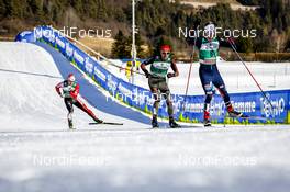 15.01.2017, Val di Fiemme, Italy (ITA): Bjoern Kircheisen (GER), Magnus Krog (NOR), (l-r)  - FIS world cup nordic combined, individual gundersen HS134/10km, Val di Fiemme (ITA). www.nordicfocus.com. © Bragotto/NordicFocus. Every downloaded picture is fee-liable.