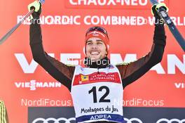 21.01.2017, Chaux-Neuve, France (FRA): Johannes Rydzek (GER), (l-r) - FIS world cup nordic combined, individual gundersen HS118/10km, Chaux-Neuve (FRA). www.nordicfocus.com. © Thibaut/NordicFocus. Every downloaded picture is fee-liable.
