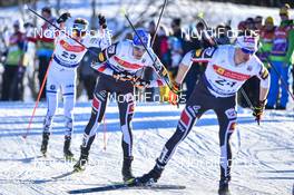 21.01.2017, Chaux-Neuve, France (FRA): David Pommer (AUT), Philipp Orter (AUT), Ilkka Herola (FIN) - FIS world cup nordic combined, individual gundersen HS118/10km, Chaux-Neuve (FRA). www.nordicfocus.com. © Thibaut/NordicFocus. Every downloaded picture is fee-liable.