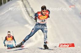 27.01.2017, Seefeld, Austria (AUT): Taylor Fletcher (USA) - FIS world cup nordic combined, individual gundersen HS109/5km, Seefeld (AUT). www.nordicfocus.com. © Thibaut/NordicFocus. Every downloaded picture is fee-liable.