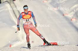 27.01.2017, Seefeld, Austria (AUT): Niyaz Nabeev (RUS) - FIS world cup nordic combined, individual gundersen HS109/5km, Seefeld (AUT). www.nordicfocus.com. © Thibaut/NordicFocus. Every downloaded picture is fee-liable.