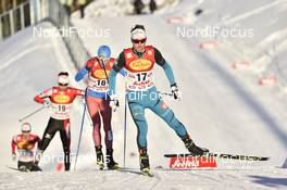 27.01.2017, Seefeld, Austria (AUT): Francois Braud (FRA), Ernest Yahin (RUS) - FIS world cup nordic combined, individual gundersen HS109/5km, Seefeld (AUT). www.nordicfocus.com. © Thibaut/NordicFocus. Every downloaded picture is fee-liable.
