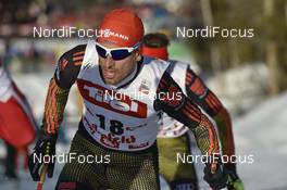 28.01.2017, Seefeld, Austria (AUT): Bjoern Kircheisen (GER) - FIS world cup nordic combined, individual gundersen HS109/10km, Seefeld (AUT). www.nordicfocus.com. © Thibaut/NordicFocus. Every downloaded picture is fee-liable.