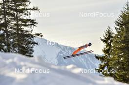 28.01.2017, Seefeld, Austria (AUT): Bryan Fletcher (USA) - FIS world cup nordic combined, individual gundersen HS109/10km, Seefeld (AUT). www.nordicfocus.com. © Thibaut/NordicFocus. Every downloaded picture is fee-liable.
