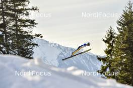 28.01.2017, Seefeld, Austria (AUT): Ernest Yahin (RUS) - FIS world cup nordic combined, individual gundersen HS109/10km, Seefeld (AUT). www.nordicfocus.com. © Thibaut/NordicFocus. Every downloaded picture is fee-liable.