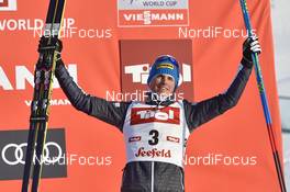28.01.2017, Seefeld, Austria (AUT): Samuel Costa (ITA) - FIS world cup nordic combined, individual gundersen HS109/10km, Seefeld (AUT). www.nordicfocus.com. © Thibaut/NordicFocus. Every downloaded picture is fee-liable.