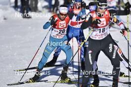 29.01.2017, Seefeld, Austria (AUT): Francois Braud (FRA), Tim Hug (SUI) - FIS world cup nordic combined, individual gundersen HS109/15km, Seefeld (AUT). www.nordicfocus.com. © Thibaut/NordicFocus. Every downloaded picture is fee-liable.