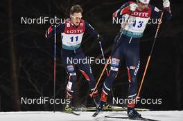 04.02.2017, Pyeong Chang, Korea (KOR): Haavard Klemetsen (NOR), Sindre Ure Soetvik (NOR) - FIS world cup nordic combined, individual gundersen HS140/10km, Pyeong Chang (KOR). www.nordicfocus.com. © Thibaut/NordicFocus. Every downloaded picture is fee-liable.