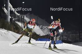 04.02.2017, Pyeong Chang, Korea (KOR): Mario Seidl (AUT), Johannes Rydzek (GER) - FIS world cup nordic combined, individual gundersen HS140/10km, Pyeong Chang (KOR). www.nordicfocus.com. © Thibaut/NordicFocus. Every downloaded picture is fee-liable.