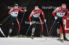 04.02.2017, Pyeong Chang, Korea (KOR): Hideaki Nagai (JPN), Taihei Kato (JPN), Akito Watabe (JPN) - FIS world cup nordic combined, individual gundersen HS140/10km, Pyeong Chang (KOR). www.nordicfocus.com. © Thibaut/NordicFocus. Every downloaded picture is fee-liable.