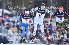 11.03.2017, Oslo, Norway (NOR): Eero Hirvonen (FIN), Francois Braud (FRA) - FIS world cup nordic combined, individual gundersen HS134/10km, Oslo (NOR). www.nordicfocus.com. © Thibaut/NordicFocus. Every downloaded picture is fee-liable.