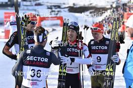 11.03.2017, Oslo, Norway (NOR): Akito Watabe (JPN), Alessandro Pittin (ITA) - FIS world cup nordic combined, individual gundersen HS134/10km, Oslo (NOR). www.nordicfocus.com. © Thibaut/NordicFocus. Every downloaded picture is fee-liable.