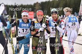 19.03.2017, Schonach, Germany (GER): Francois Braud (FRA), Eric Frenzel (GER), Akito Watabe (JPN) - FIS world cup nordic combined, individual gundersen HS106/10km, Schonach (GER). www.nordicfocus.com. © Thibaut/NordicFocus. Every downloaded picture is fee-liable.