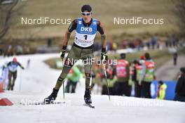19.03.2017, Schonach, Germany (GER): Tobias Simon (GER) - FIS world cup nordic combined, individual gundersen HS106/10km, Schonach (GER). www.nordicfocus.com. © Thibaut/NordicFocus. Every downloaded picture is fee-liable.