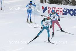 24.02.2017, Lahti, Finland (FIN): Hugo Buffard (FRA), Samir Mastiev (RUS), (l-r)  - FIS nordic world ski championships, nordic combined, individual gundersen HS100/10km, Lahti (FIN). www.nordicfocus.com. © Modica/NordicFocus. Every downloaded picture is fee-liable.