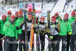 24.02.2017, Lahti, Finland (FIN): German Team   - FIS nordic world ski championships, nordic combined, individual gundersen HS100/10km, Lahti (FIN). www.nordicfocus.com. © Modica/NordicFocus. Every downloaded picture is fee-liable.