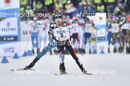01.03.2017, Lahti, Finland (FIN): Akito Watabe (JPN), Francois Braud (FRA) - FIS nordic world ski championships, nordic combined, individual gundersen HS130/10km, Lahti (FIN). www.nordicfocus.com. © Thibaut/NordicFocus. Every downloaded picture is fee-liable.