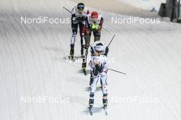 03.03.2017, Lahti, Finland (FIN): Braud Francois (FRA), Rydzek Johannes (GER), Krog Magnus (NOR) - FIS nordic world ski championships, nordic combined, team sprint HS130/2x7.5km, Lahti (FIN). www.nordicfocus.com. © Modica/NordicFocus. Every downloaded picture is fee-liable.