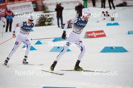 03.12.2017, Lillehammer, Norway (NOR): Harald Johnas Riiber (NOR), Espen Bjoernstad (NOR), (l-r)  - FIS world cup nordic combined, individual gundersen HS138/10km, Lillehammer (NOR). www.nordicfocus.com. © Rauschendorfer/NordicFocus. Every downloaded picture is fee-liable.