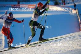 03.12.2017, Lillehammer, Norway (NOR): Tomas Portyk (CZE), Manuel Faisst (GER), (l-r)  - FIS world cup nordic combined, individual gundersen HS138/10km, Lillehammer (NOR). www.nordicfocus.com. © Rauschendorfer/NordicFocus. Every downloaded picture is fee-liable.