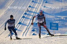 03.12.2017, Lillehammer, Norway (NOR): Yoshito Watabe (JPN), David Pommer (AUT), (l-r)  - FIS world cup nordic combined, individual gundersen HS138/10km, Lillehammer (NOR). www.nordicfocus.com. © Rauschendorfer/NordicFocus. Every downloaded picture is fee-liable.
