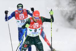 17.12.2017, Ramsau, Austria (AUT): Fabian Riessle (GER) - FIS world cup nordic combined, individual gundersen HS96/10km, Ramsau (AUT). www.nordicfocus.com. © Rauschendorfer/NordicFocus. Every downloaded picture is fee-liable.