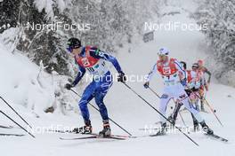 17.12.2017, Ramsau, Austria (AUT): Eero Hirvonen (FIN), Jan Schmid (NOR) - FIS world cup nordic combined, individual gundersen HS96/10km, Ramsau (AUT). www.nordicfocus.com. © Rauschendorfer/NordicFocus. Every downloaded picture is fee-liable.
