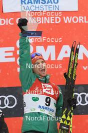 17.12.2017, Ramsau, Austria (AUT): Fabian Riessle (GER) - FIS world cup nordic combined, individual gundersen HS96/10km, Ramsau (AUT). www.nordicfocus.com. © Rauschendorfer/NordicFocus. Every downloaded picture is fee-liable.