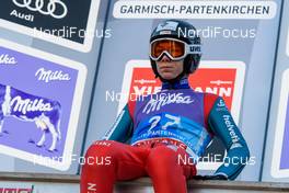 31.12.2016, Garmisch, Germany (GER): Gabriel Karlen (SUI) - FIS world cup ski jumping, four hills tournament, training, Garmisch (GER). www.nordicfocus.com. © Rauschendorfer/NordicFocus. Every downloaded picture is fee-liable.
